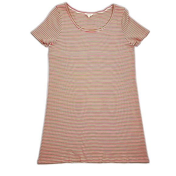 Madewell Dresses & Skirts - Madewell Swingy Tee Dress Stripes Ribbed Stretchy Mini Dress Size M